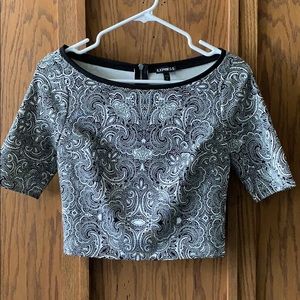 NWOT Express crop top
